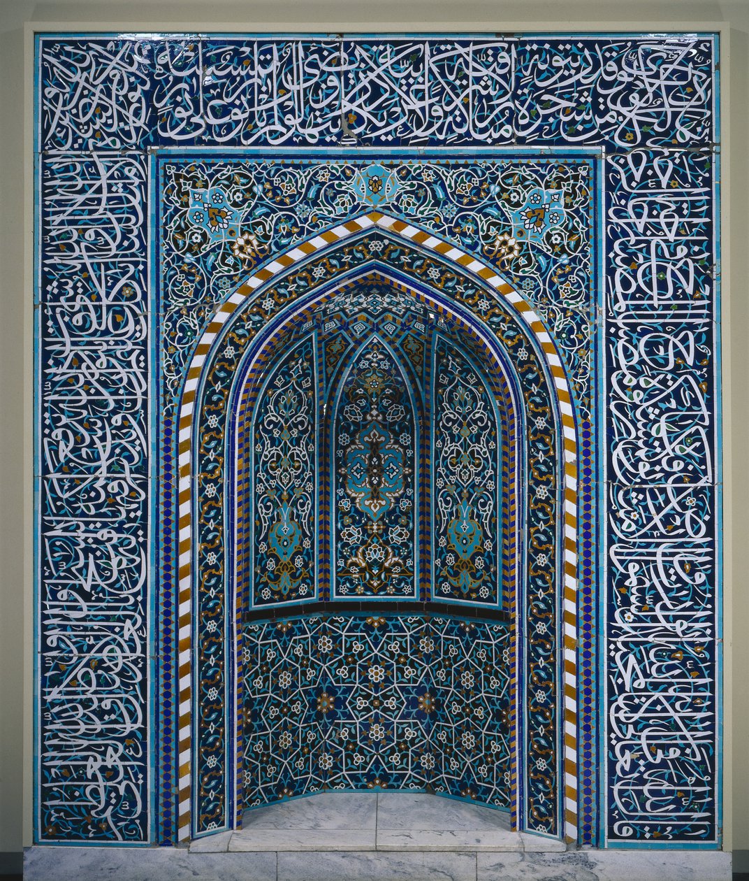 Nicho de Oração Mihrab, início dos anos 1600. de Unbekannt