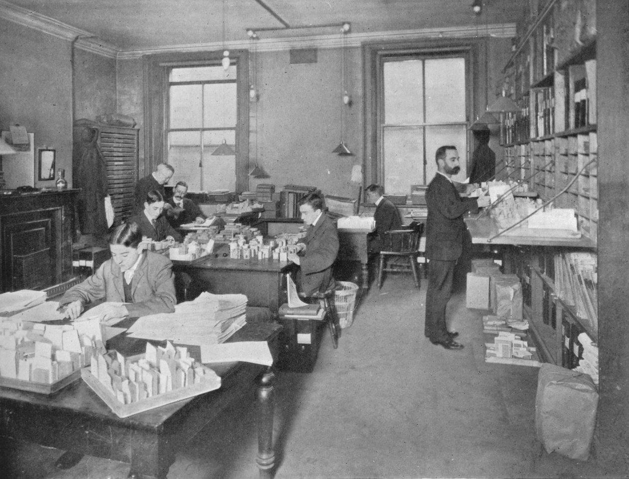 Preparação de publicações para a imprensa, Escritório de Patentes, Londres, c1903 1903 de Unbekannt