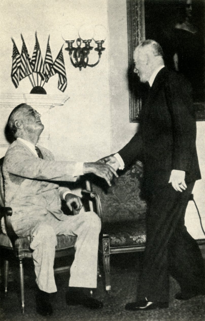 O Presidente Benes visita FD Roosevelt em 1942, 1947. de Unbekannt