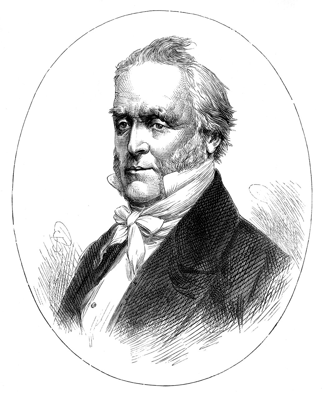 Presidente James Buchanan 1791-1868, 15º presidente dos Estados Unidos de Unbekannt