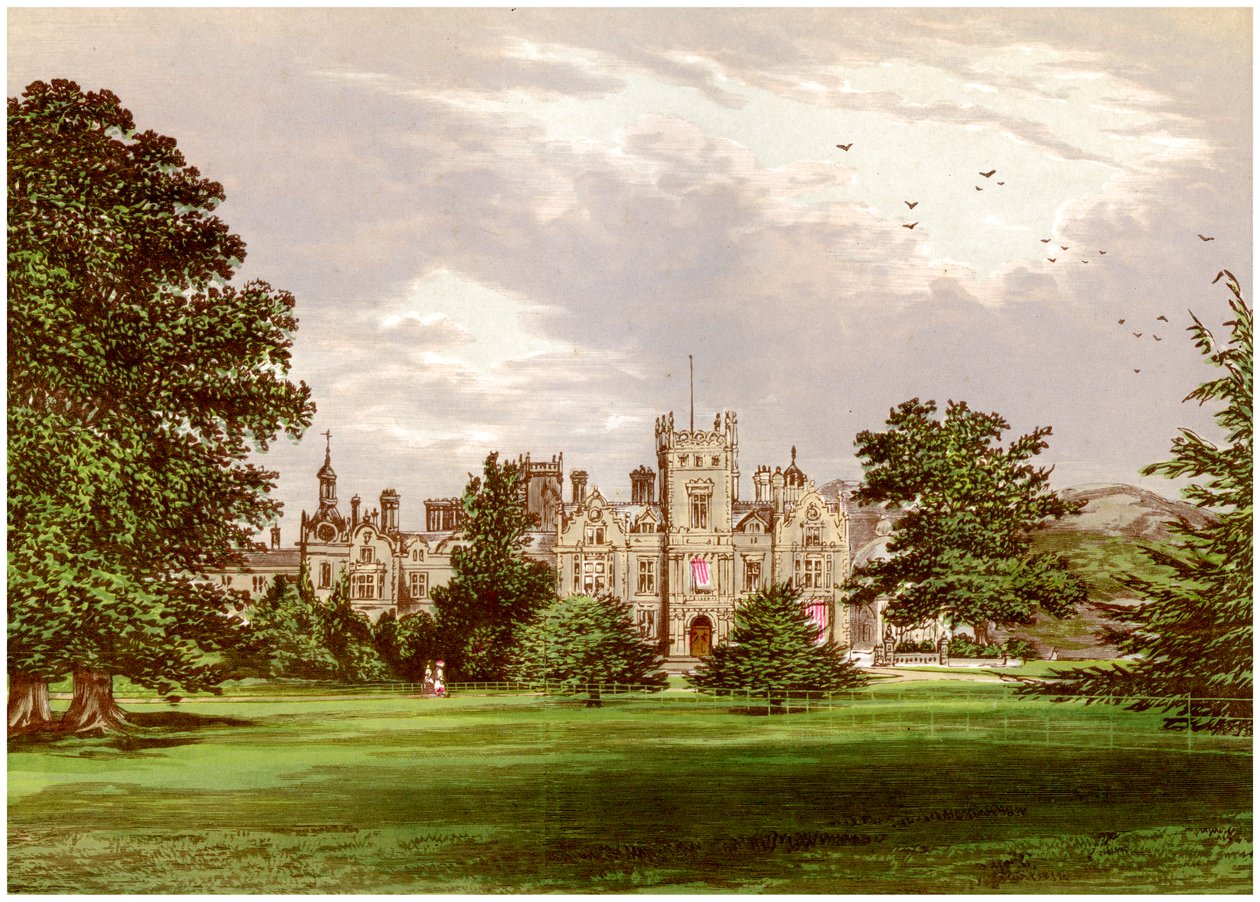 Preston Hall, Kent, casa da família Brassey, c1880 de Unbekannt