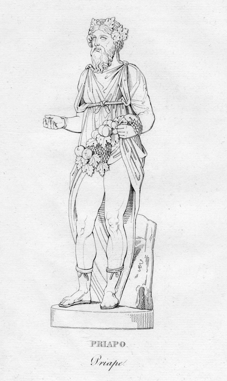 Priapo Priape, c1850 de Unbekannt