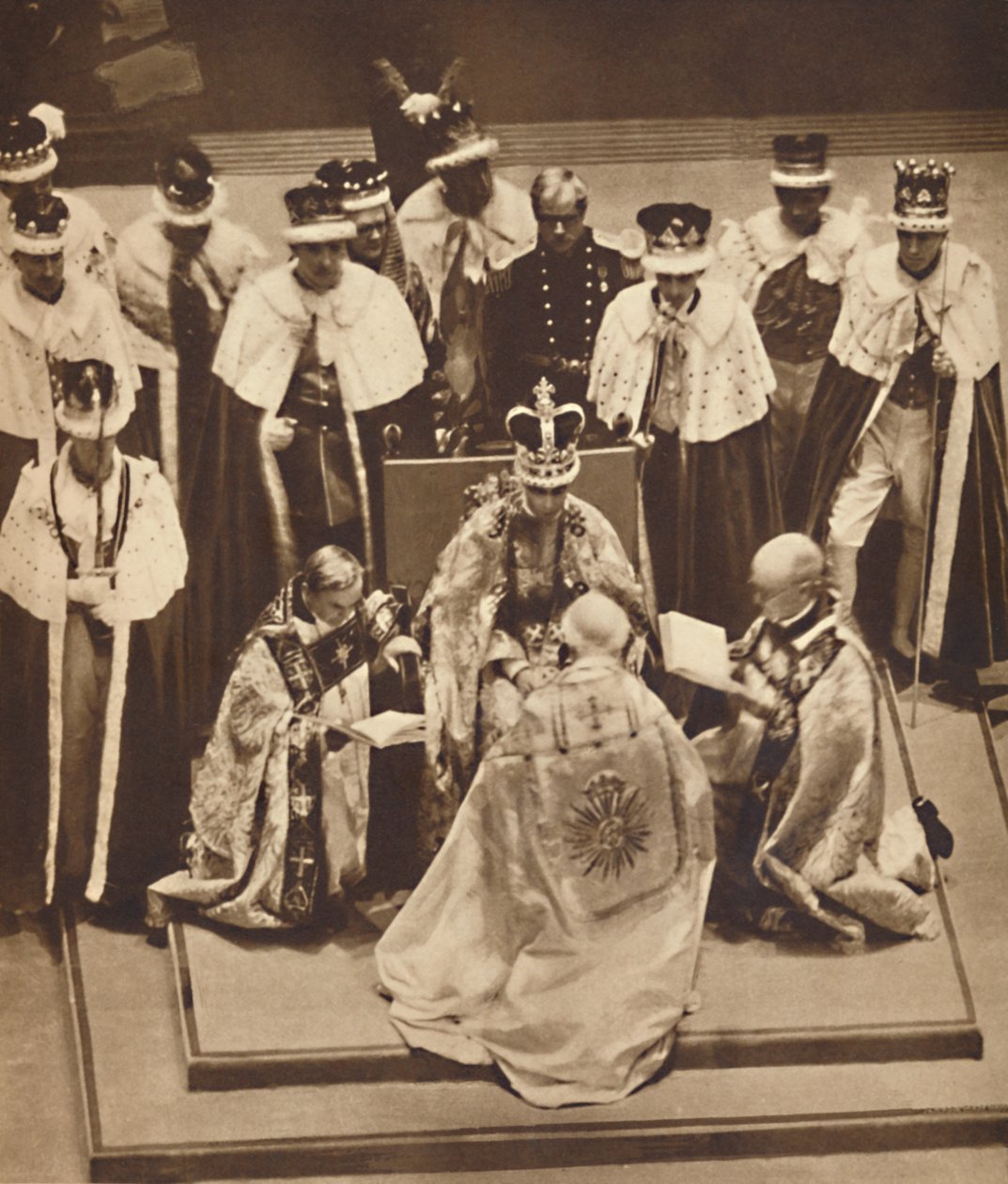 Ajoelhados de primatas no Kings Knees, 12 de maio de 1937 de Unbekannt