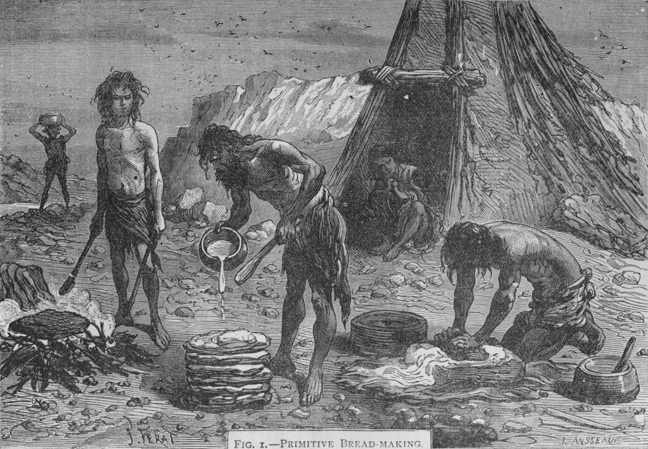 Panificação primitiva, 1894 de Unbekannt