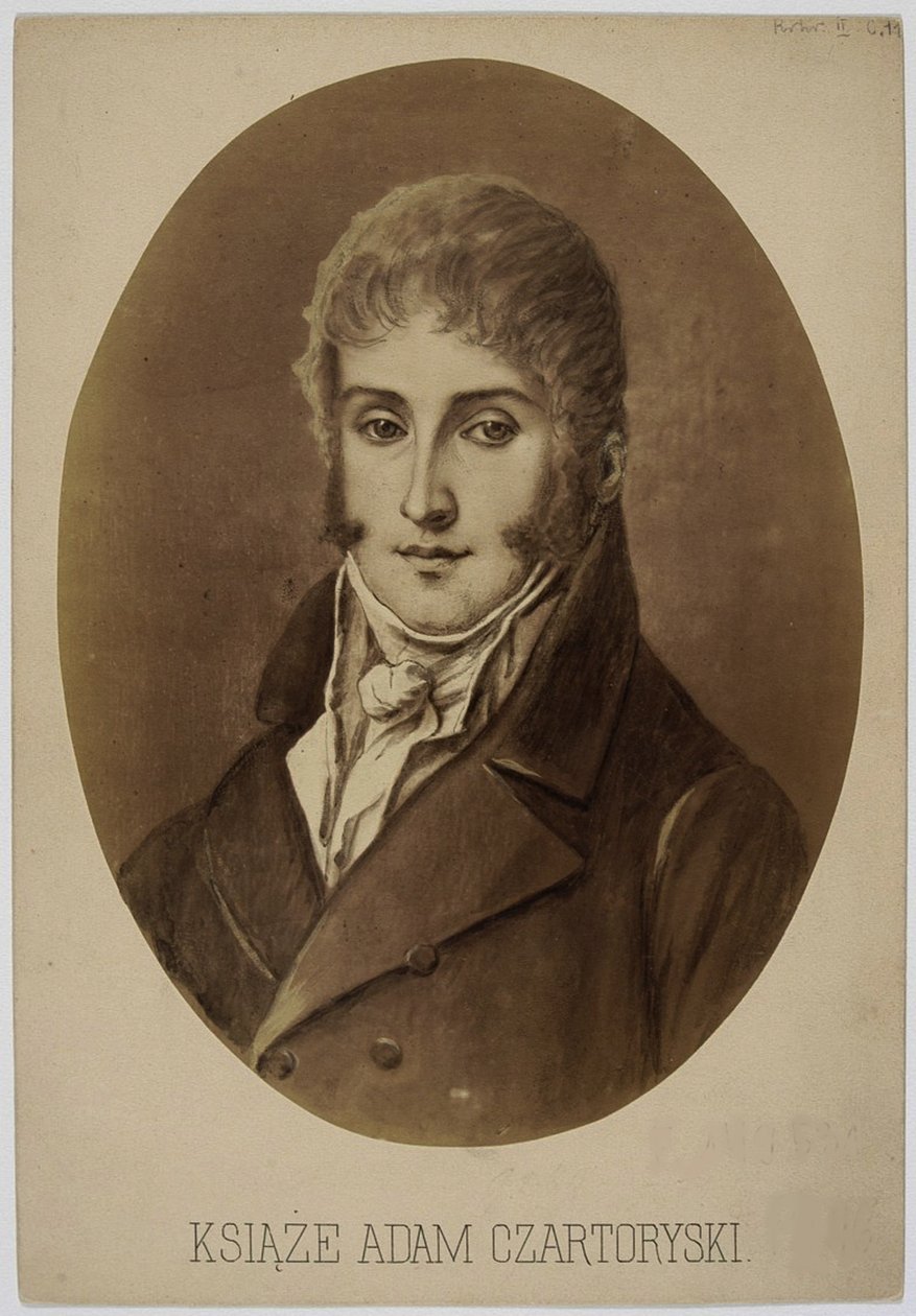 Príncipe Adam Jerzy Czartoryski 1770-1861 de Unbekannt