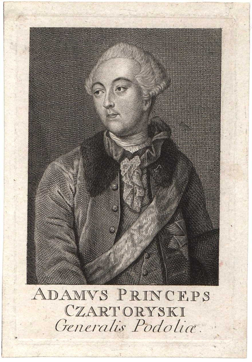 Príncipe Adam Kazimierz Czartoryski 1734-1823 de Unbekannt