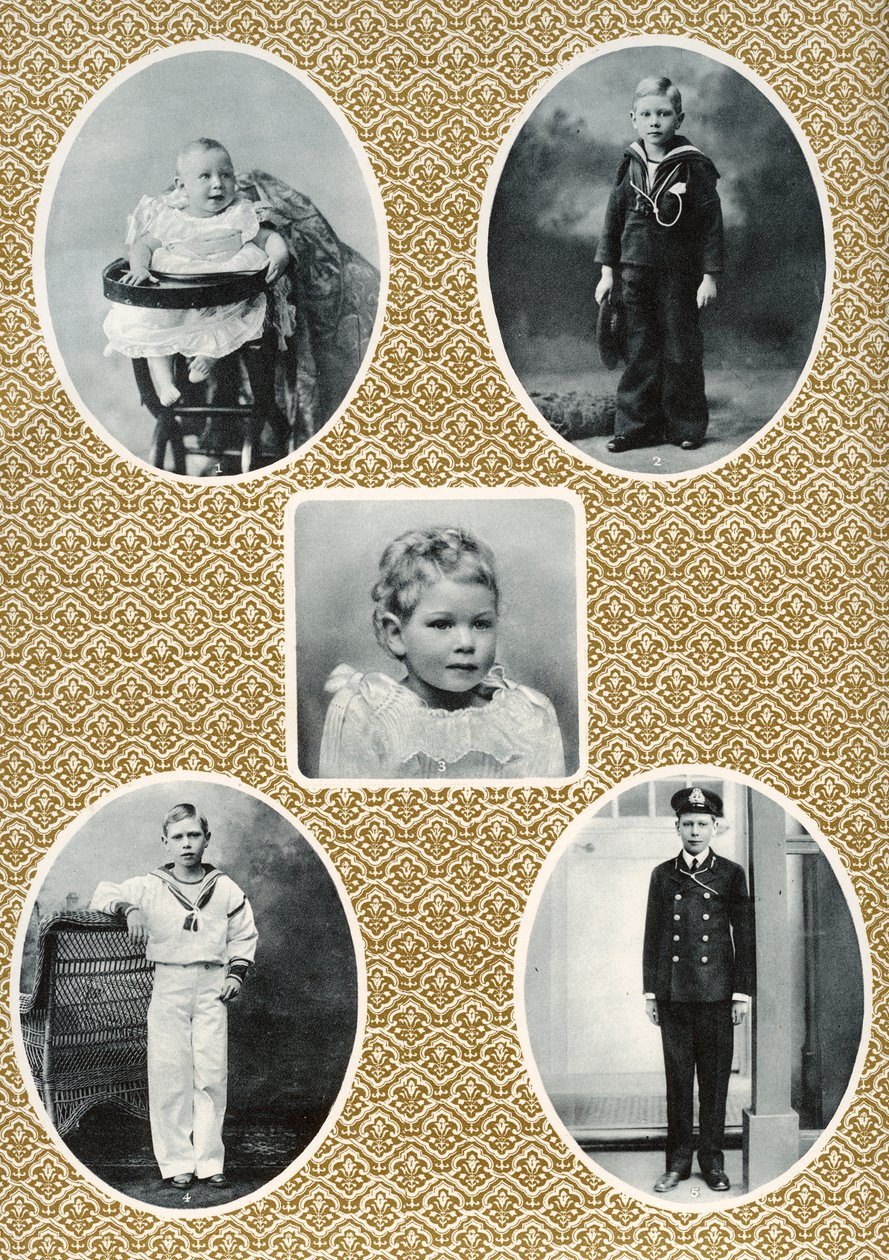Príncipe Albert Windsor, de um a quinze anos, c1896-1910 de Unbekannt