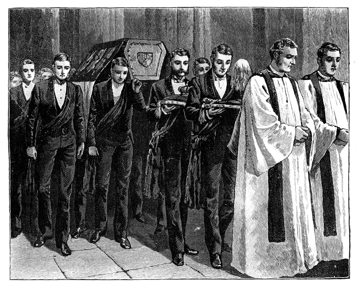 Funeral do príncipe Alberts, 1861 de Unbekannt