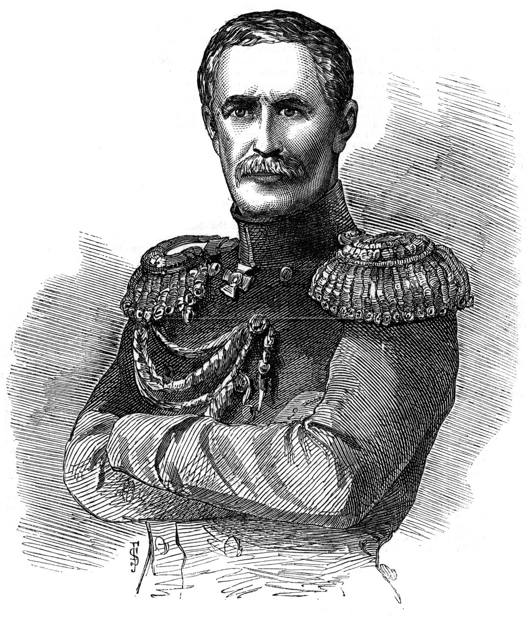 Príncipe Aleksandr Sergeyevich Menshikov, comandante militar russo, 1853 de Unbekannt