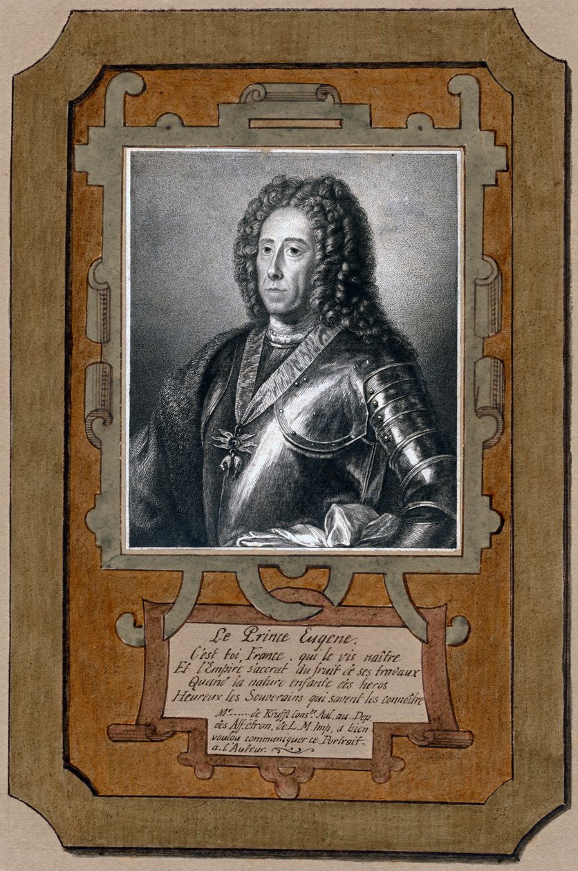 Príncipe Eugênio de Sabóia, general do exército austríaco de Unbekannt