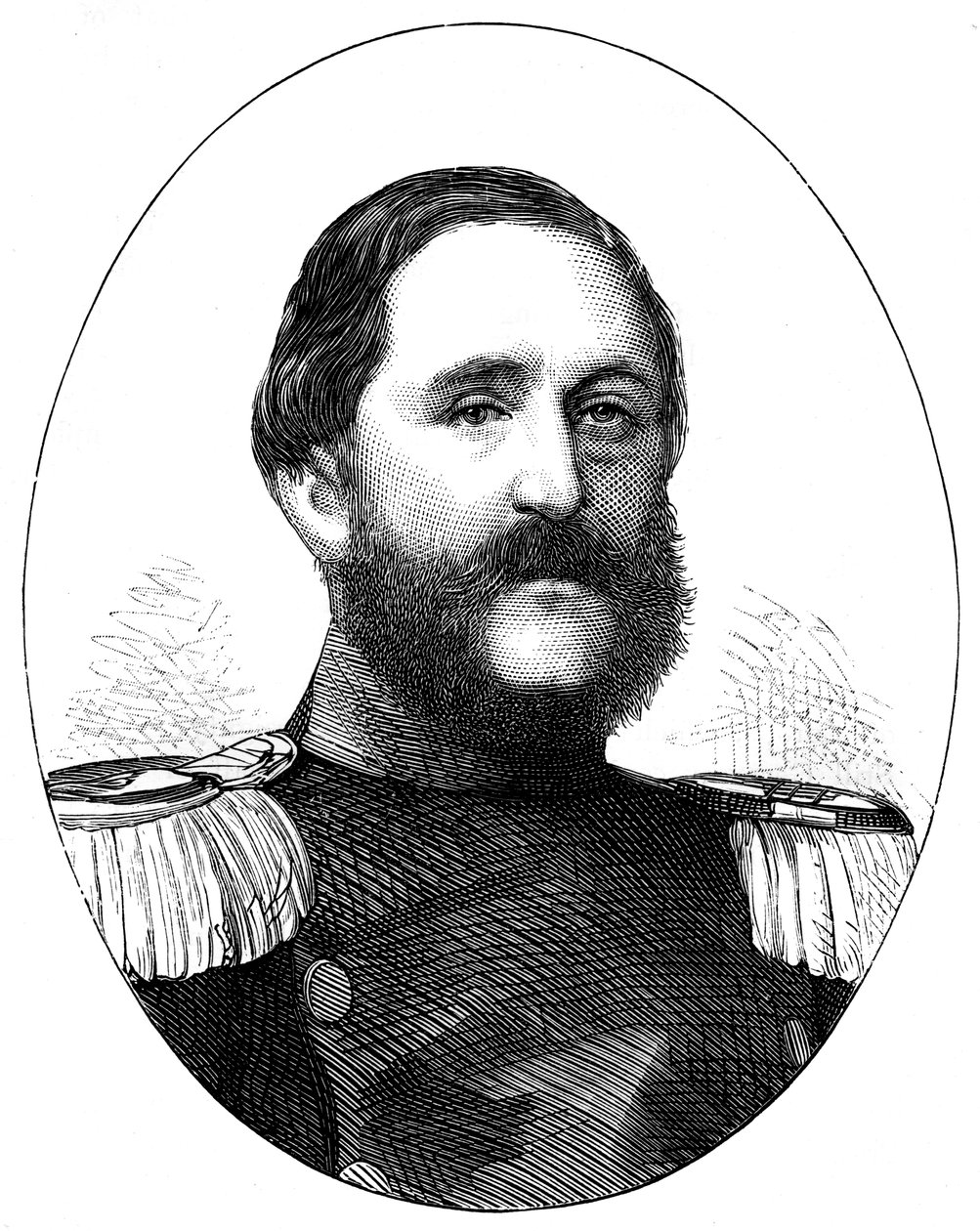 Príncipe Frederick Charles 1828-1885, duque de Augustenborg, século XIX de Unbekannt