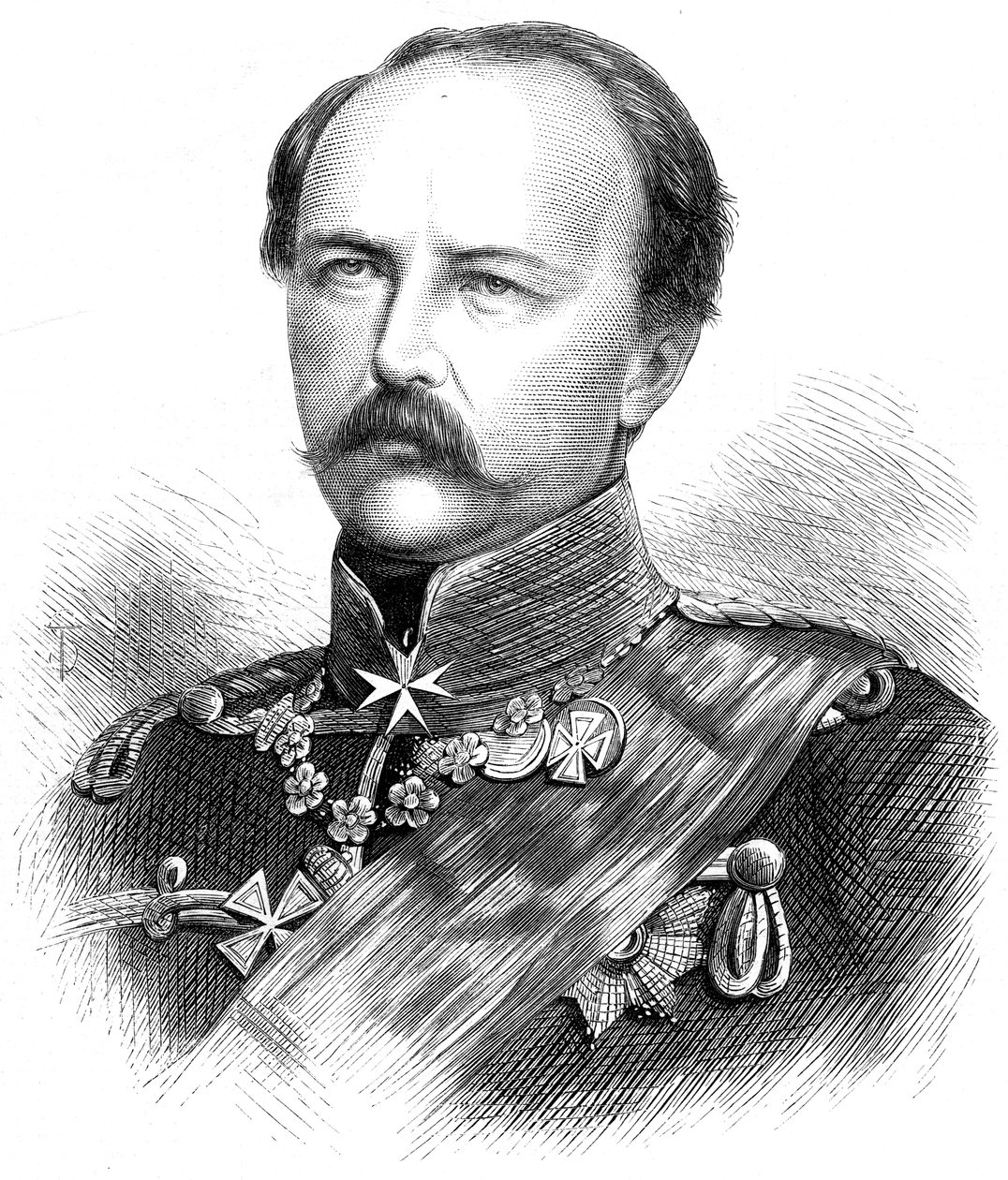 Príncipe Frederick Charles Nicholas da Prússia 1828-1885, 1870 de Unbekannt
