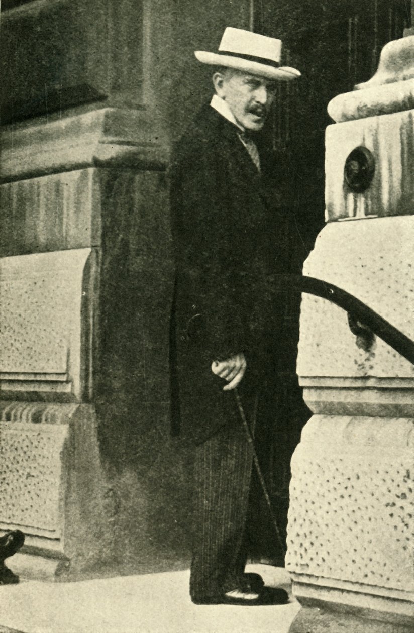 Príncipe Lichnowsky no Ministério das Relações Exteriores, Londres, 1914, c1920. de Unbekannt