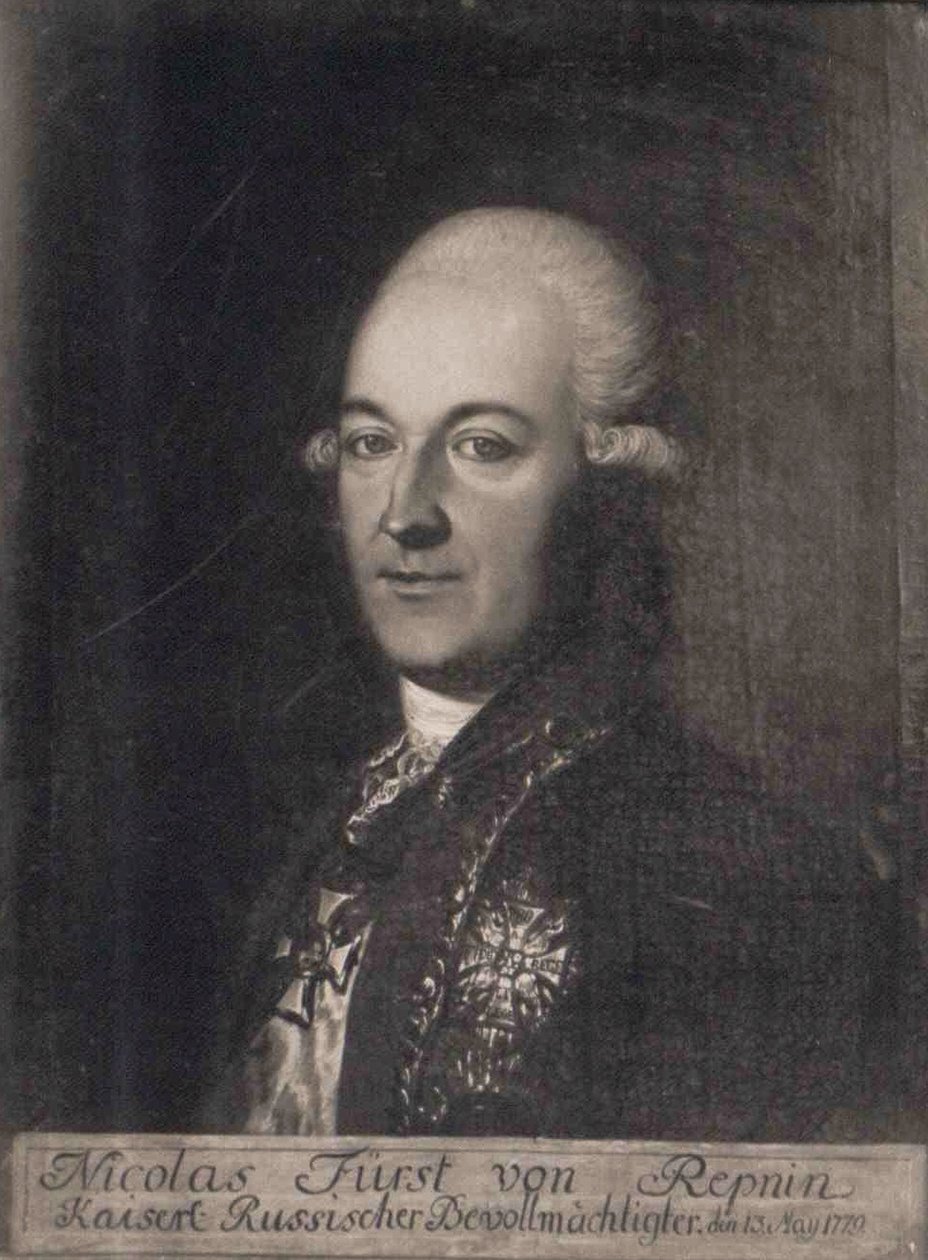 Príncipe Nikolai Vasilyevich Repnin 1734-1801, século XVIII de Unbekannt