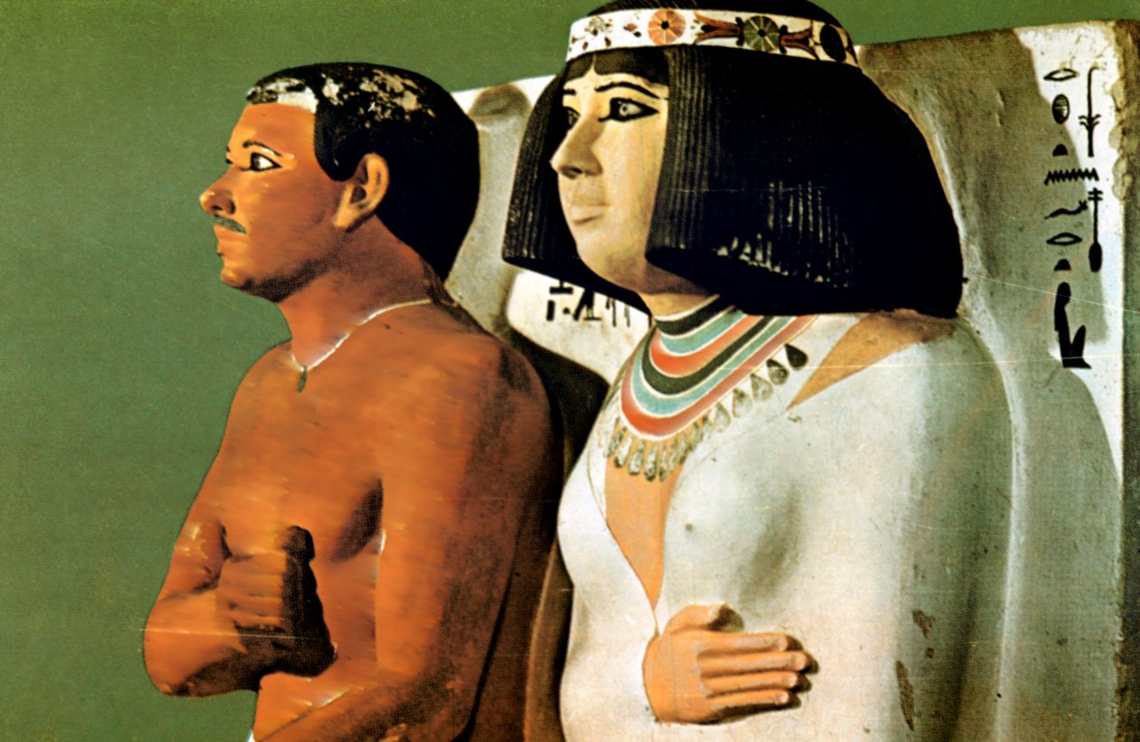 Príncipe Rahotep e sua esposa Nofret, Egito, 4ª dinastia de Unbekannt