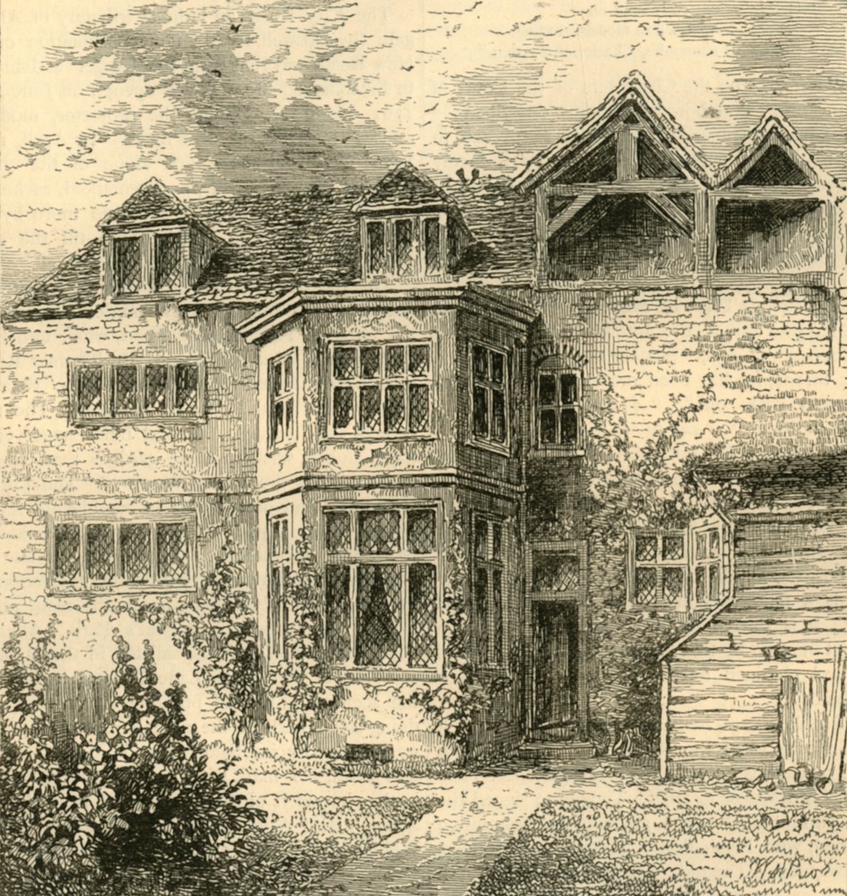 Casa do príncipe Ruperts, no Barbican, c1872. de Unbekannt