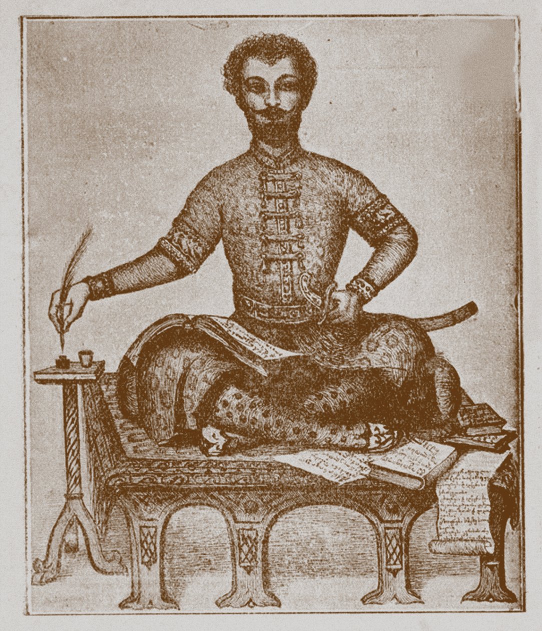 Príncipe Vakhushti de Kartli 1696-1757 de Unbekannt
