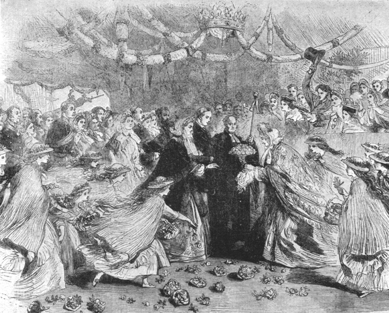Princesa Alexandras Chegada à Inglaterra, 1863 ..., 1901. de Unbekannt