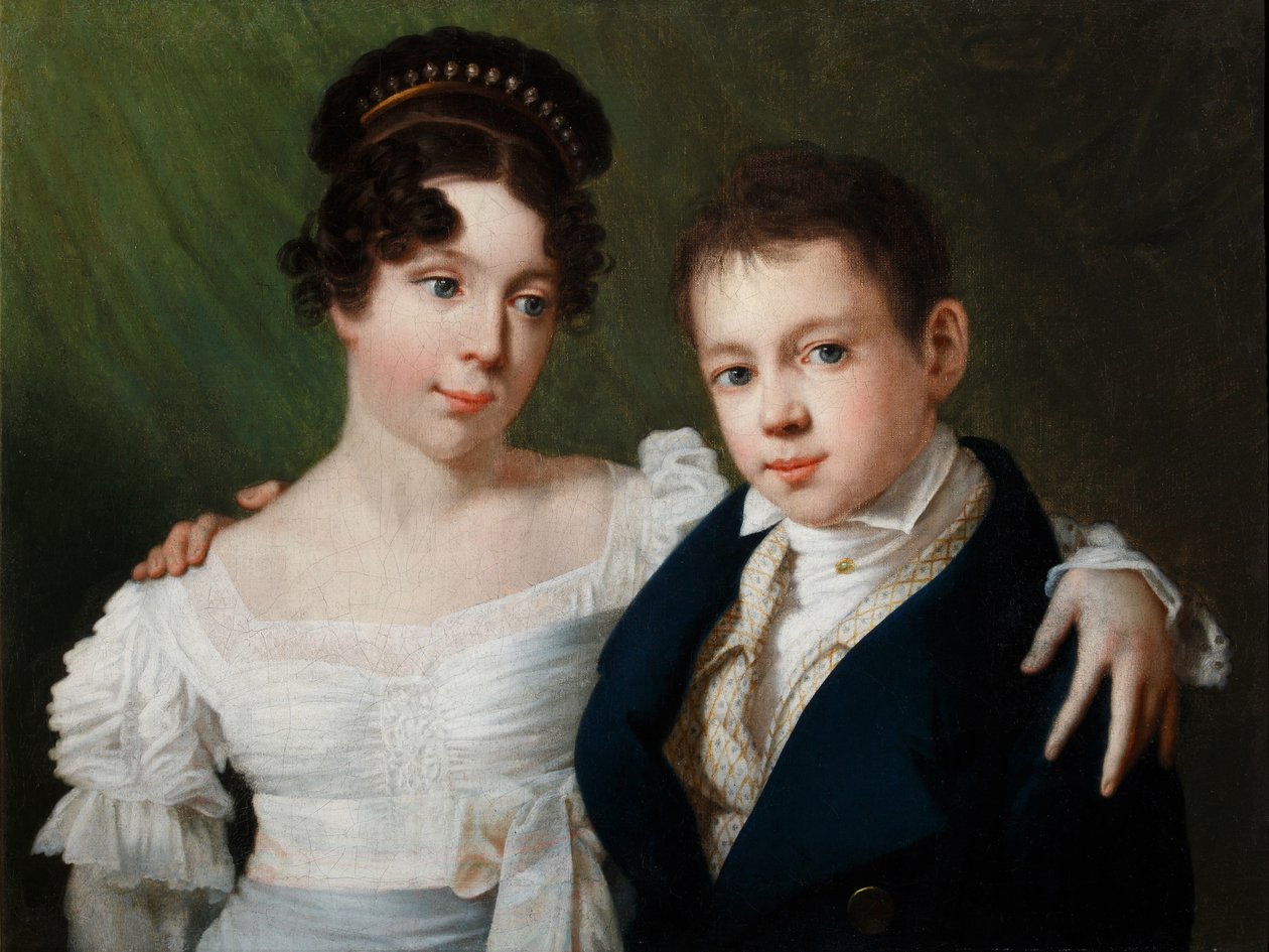 Princesa Alexandrina da Prússia 1803-1892 e Príncipe Albert da Prússia 1809-1872, 1810s de Unbekannt