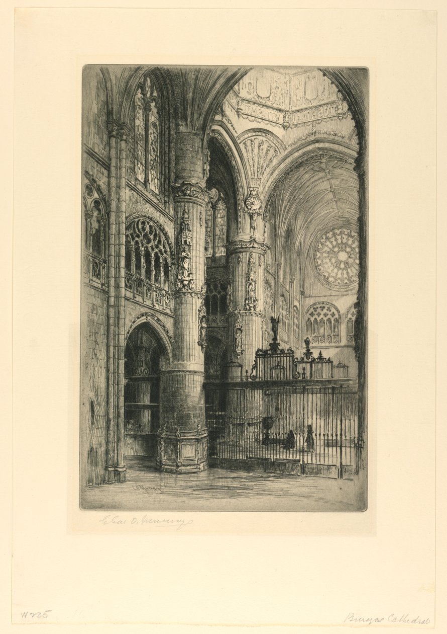 Impressão, Catedral de Burgos de Unbekannt