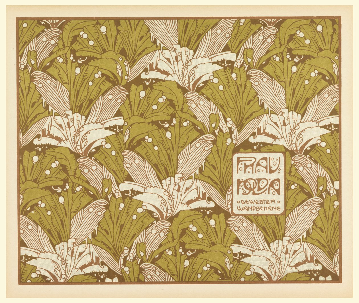 Imprimir, Sra. Nolda Woven Wall Hanging de Unbekannt