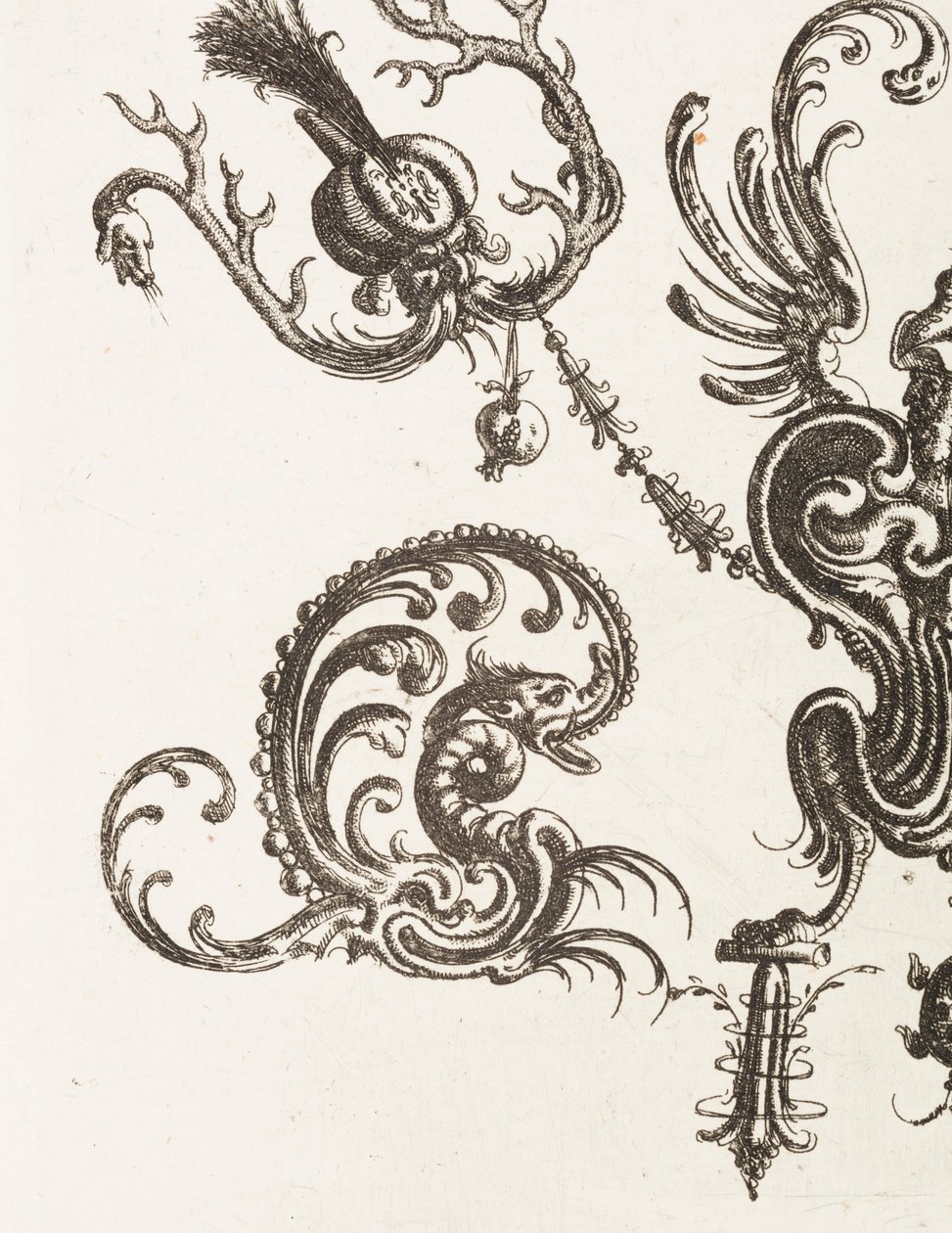 Impressão, Prancha 48, de Neüw Grotteßken Buch (Novo Livro Grotesco), 1610 de Unbekannt