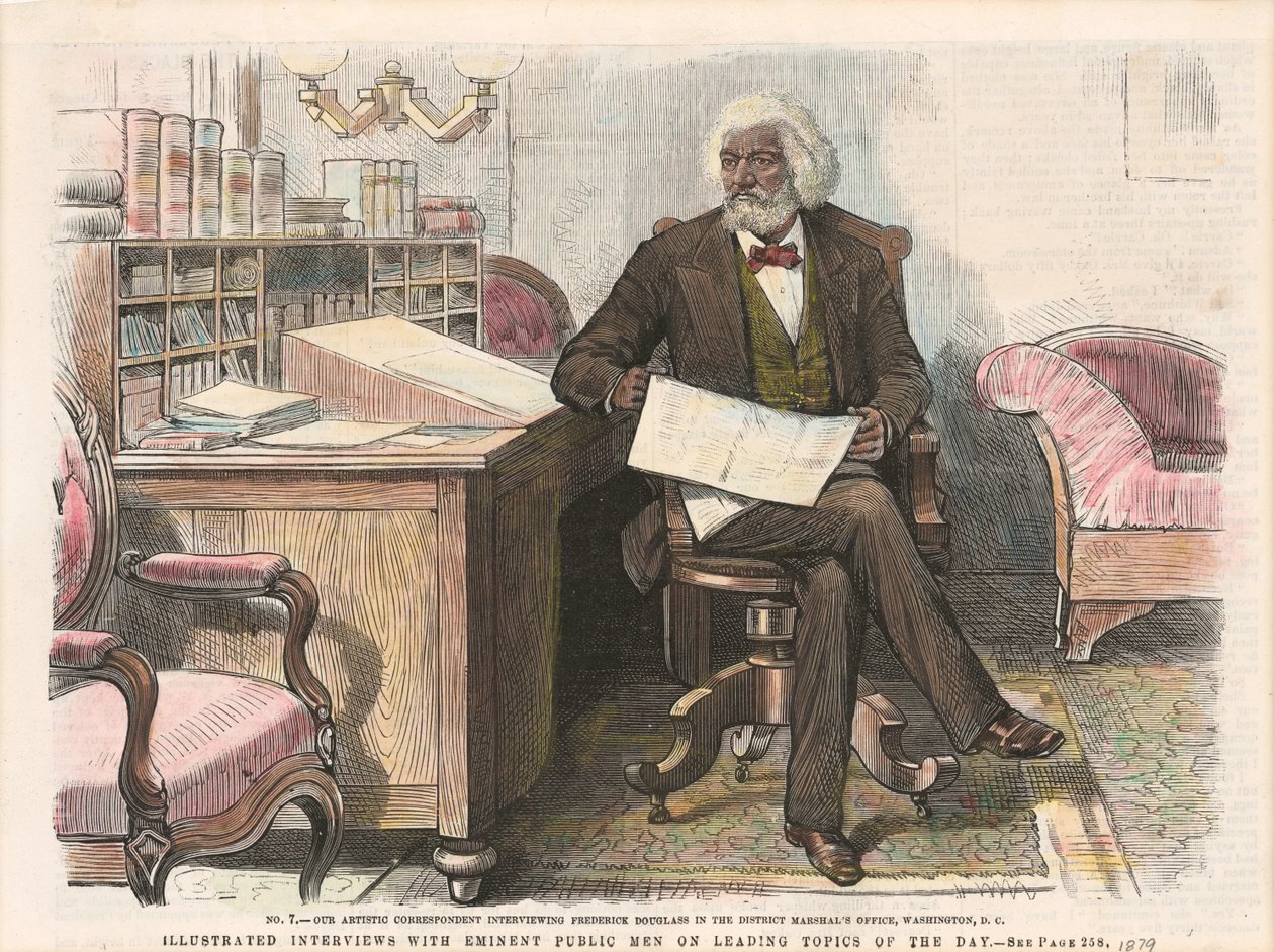 Impressão de Frederick Douglass, ca. 1879. de Unbekannt
