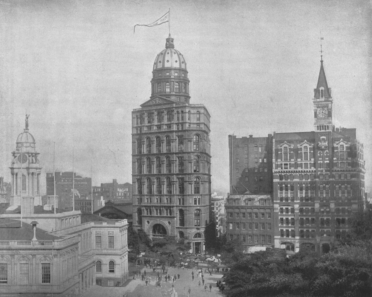 Printing House Square, Nova Iorque, EUA, c1900. de Unbekannt