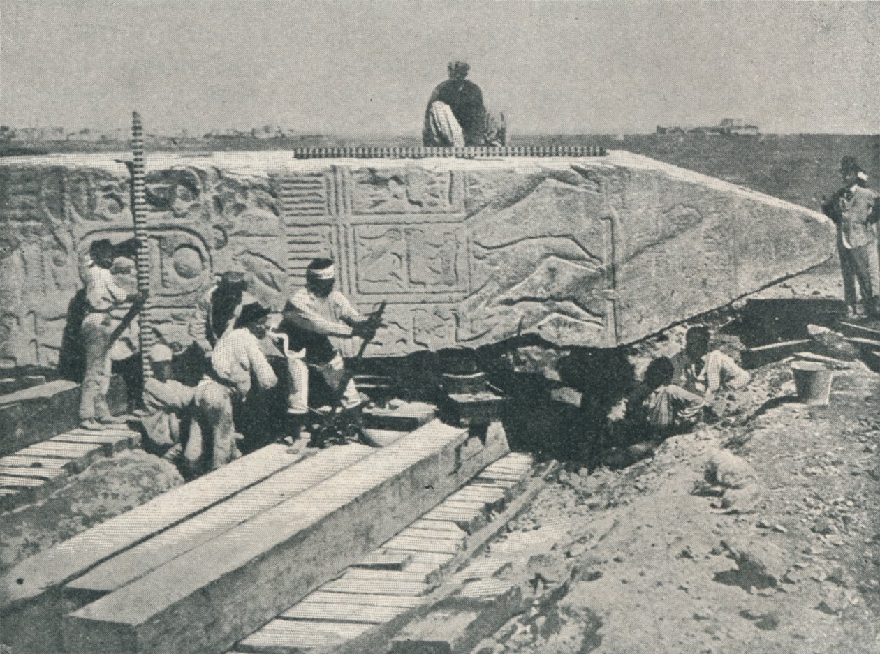 Premiando a agulha, a fim de construir a estrutura sob ela, 1877, 1910 de Unbekannt