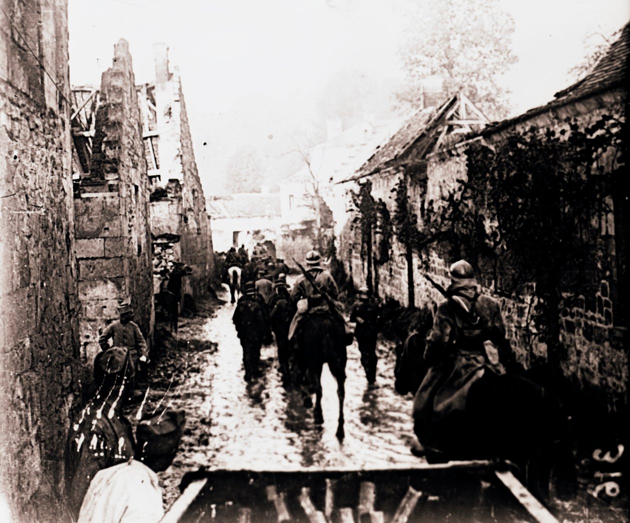 Prisioneiros de guerra, Bucy-le-Long, norte da França, c1914-c1918 de Unbekannt