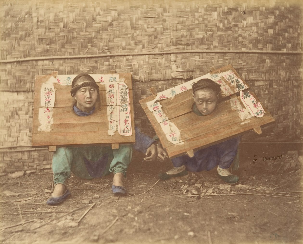 Prisioneiros, década de 1870. de Unbekannt