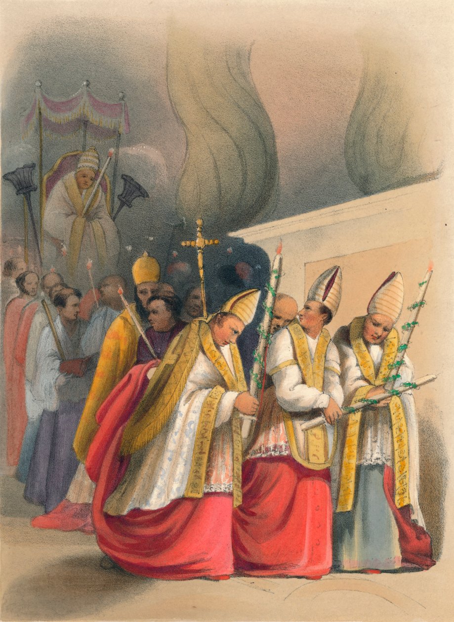 Procissão de Candlemas, século XIX de Unbekannt