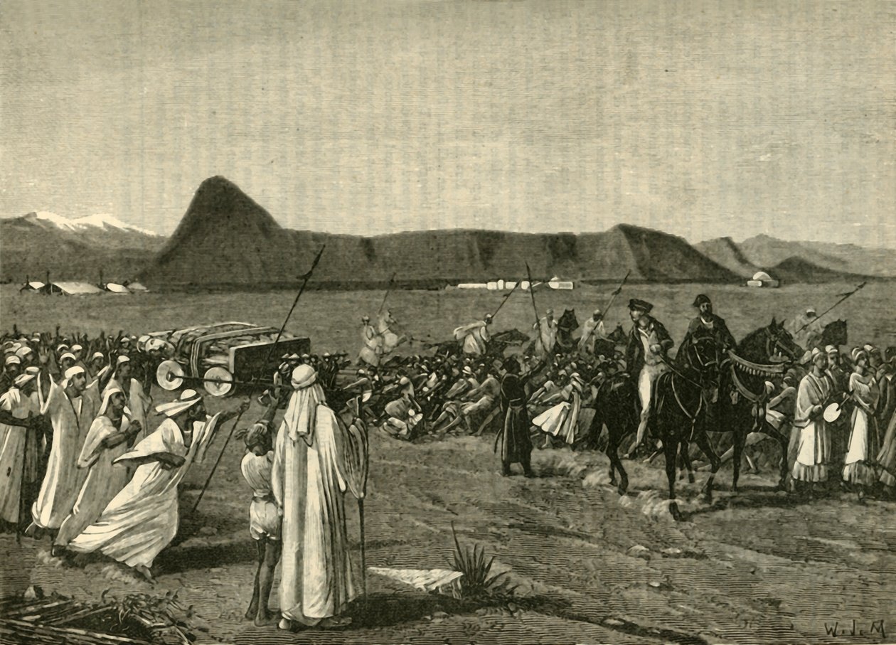 Procissão do touro, 1890. de Unbekannt