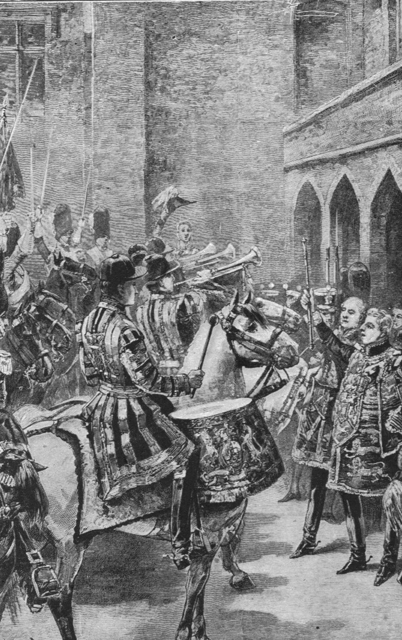 Proclamação da rainha Vitória no Palácio de St. Jamess, 31 de junho de 1837, 1901. de Unbekannt