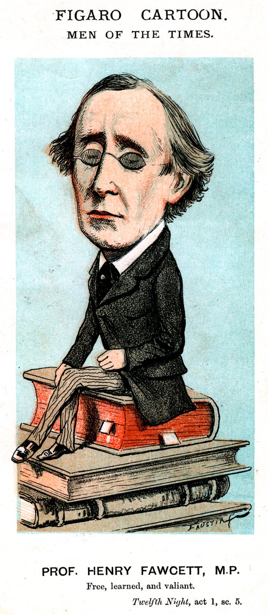 Prof Henry Fawcett, MP, século XIX de Unbekannt