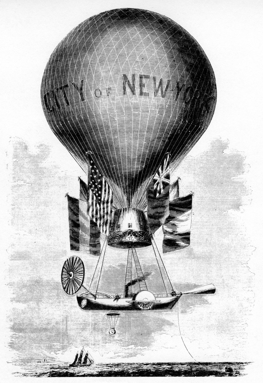 Professor Lowes Balão, c1859 de Unbekannt