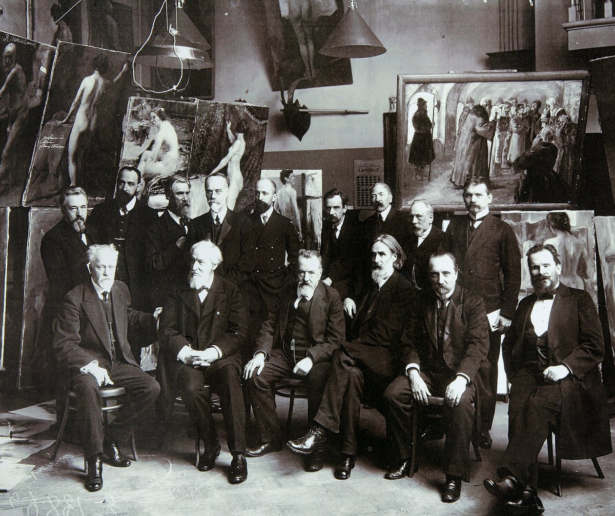 Professores da Academia Russa de Artes, 1913 de Unbekannt