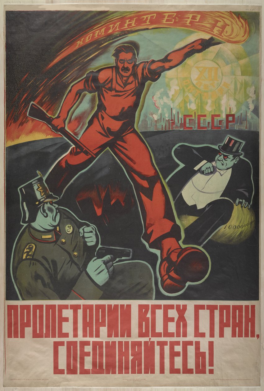 Proletários de todos os países, uni-vos !, 1929. de Unbekannt