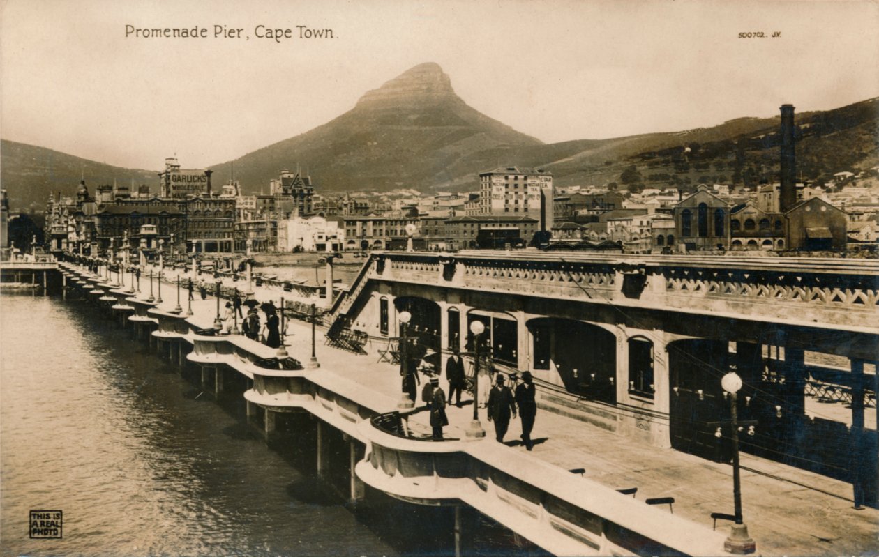 Promenade Pier, Cidade do Cabo, c1900 de Unbekannt