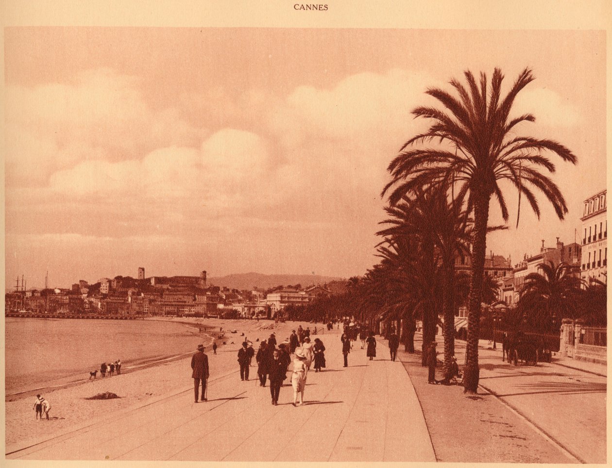 Passeio da Croisette e do Mont Chevalier, Cannes, 1930. de Unbekannt
