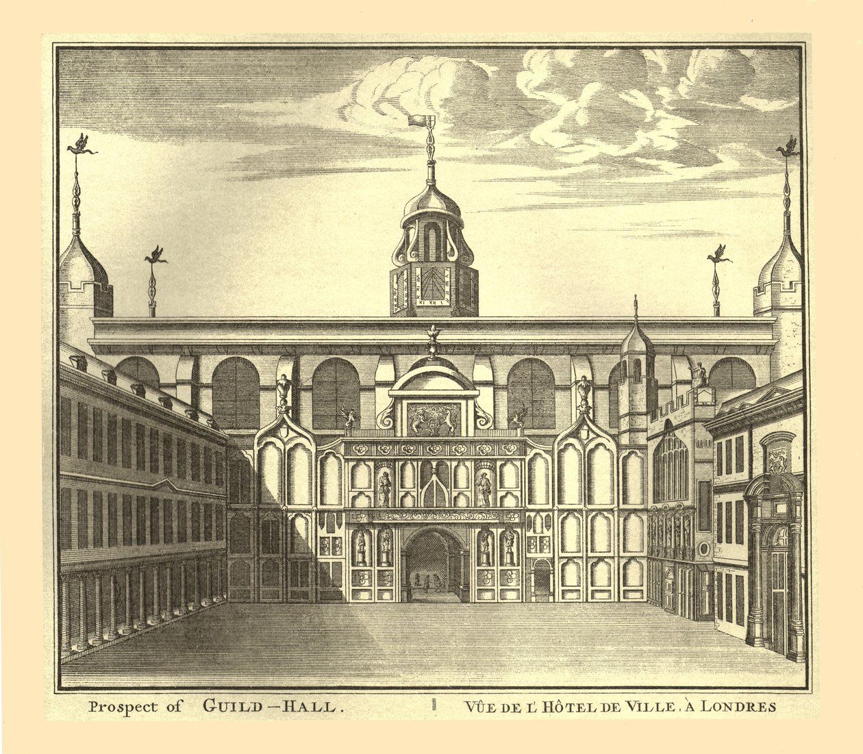 Prospecto do London Guildhall, 1886. de Unbekannt