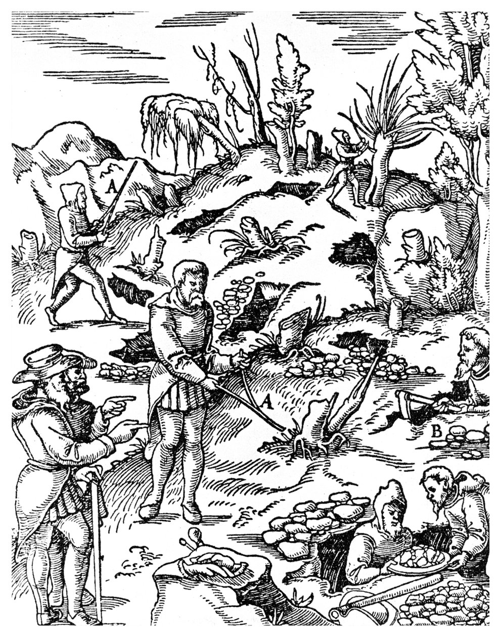Prospecção de metais, 1556 1956 de Unbekannt