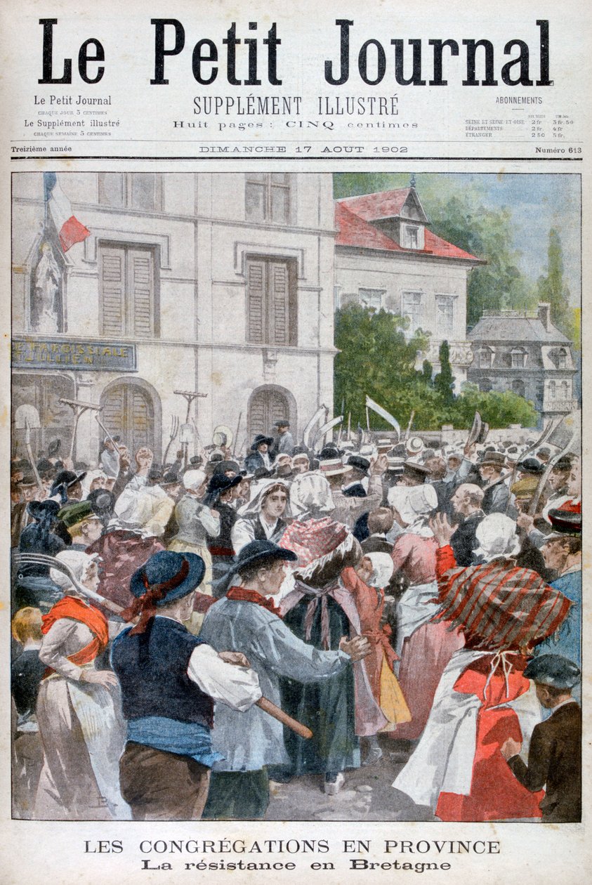 Protesto na Bretanha, 1902 de Unbekannt