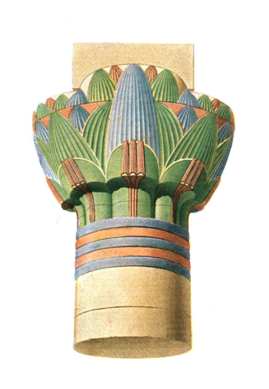Capital ptolomaica, Edfu, Egito, 1928. de Unbekannt