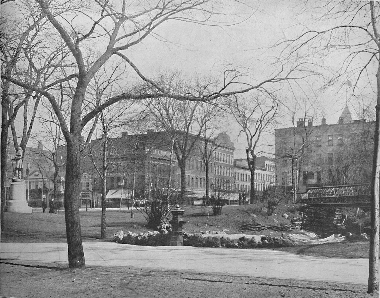 Praça Pública, Cleveland, Ohio, c1897. de Unbekannt