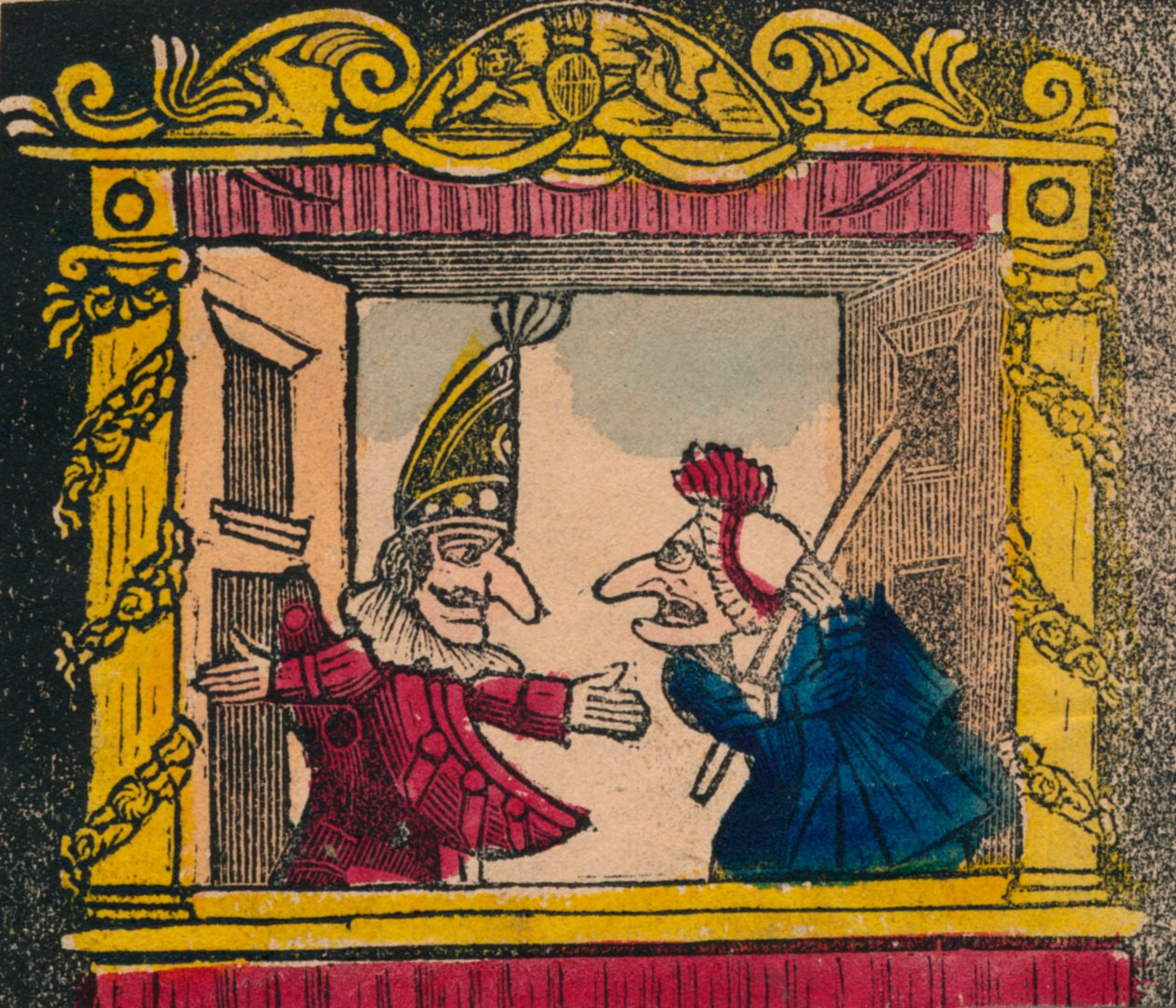 Punch and Judy, final do século XVIII a princípios do século XIX de Unbekannt