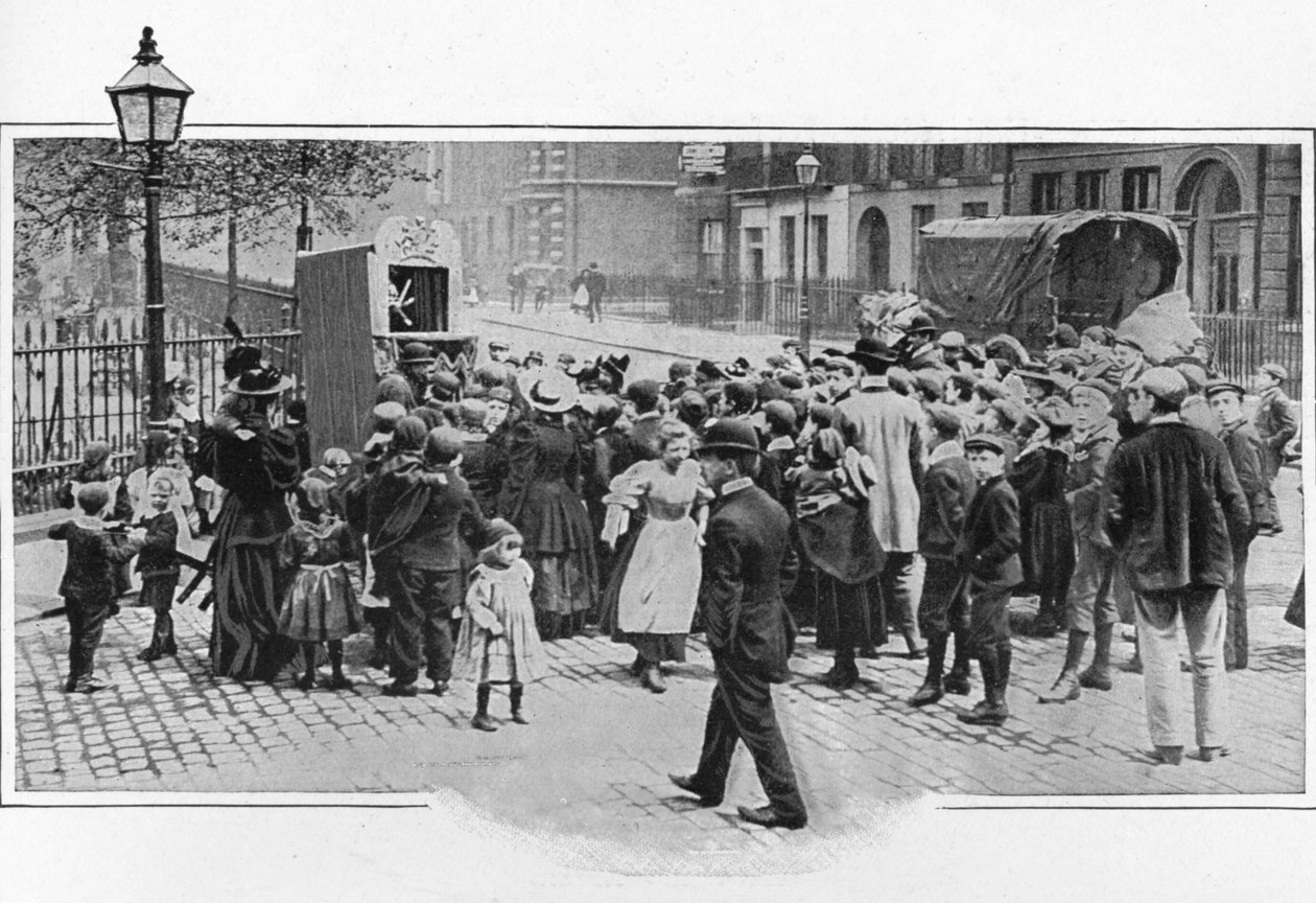 Show Punch and Judy, Londres, c1903 1903 de Unbekannt
