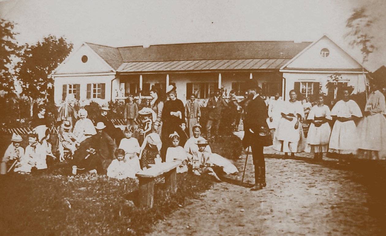 Pyotr I. Tchaikovsky 1840-1893 com a família Davydov na propriedade Kamenka de Unbekannt
