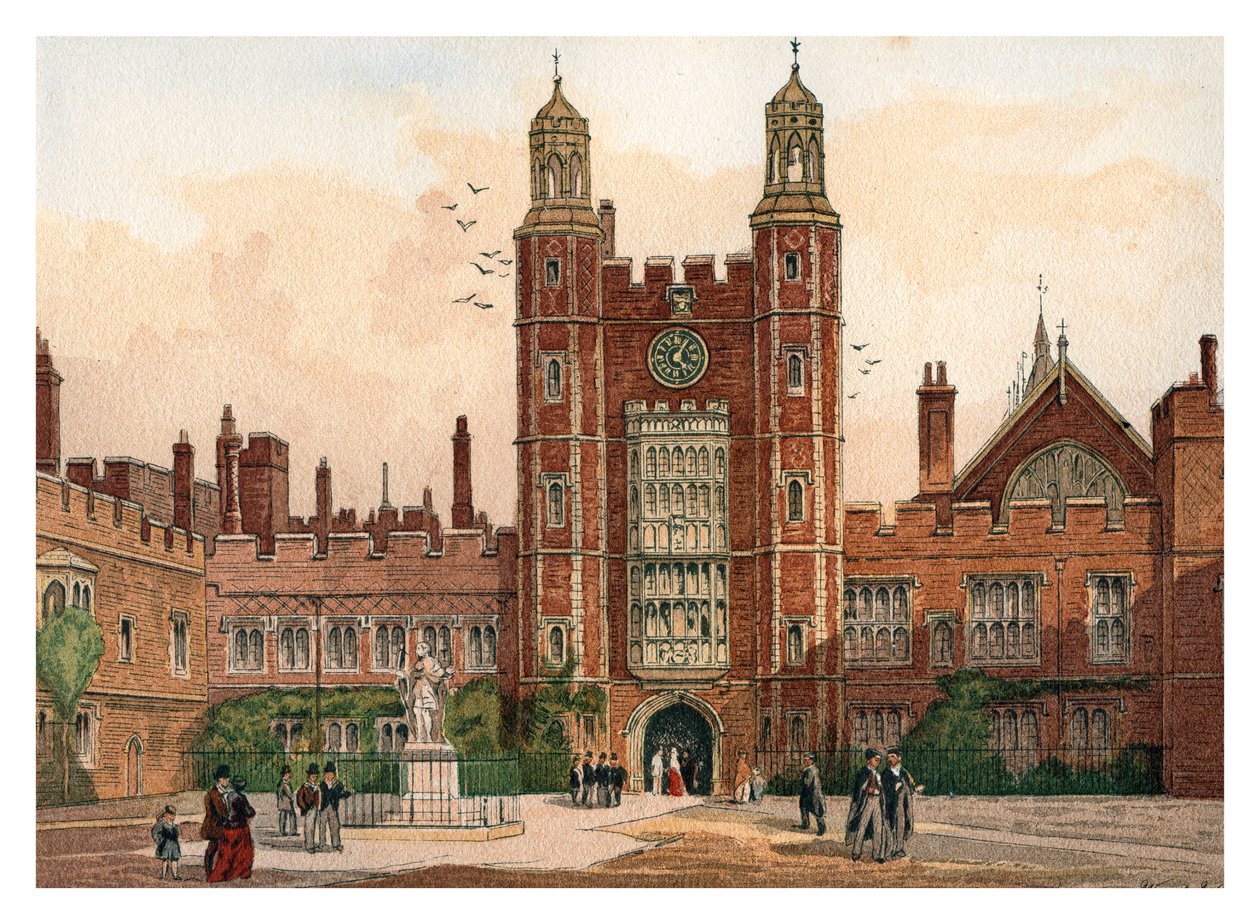 Quadrilátero da faculdade de Eton, 1880 de Unbekannt