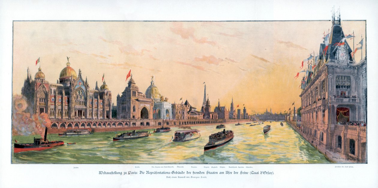 Quai dOrsay, Exposição Mundial de Paris, 1889, 1900 de Unbekannt
